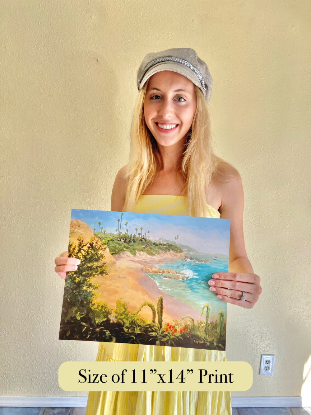 Turquoise Shores (Diver's Cove, CA) Print, 11" x 14" - Image 2