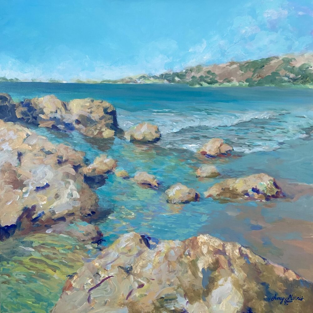 Diamond Day (Crystal Cove, CA) Print, 12" x 12"